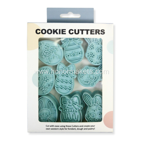 12Pcs Easter Cookie Cutters